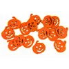 Image de Sachet de 15 Confettis de table CITROUILLES en bois, Orange