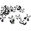 Image de Sachet de 12 Confettis de table PANDA en bois 3,4cm