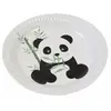 Image de Paquet de 6 Assiettes Panda en carton 18cm