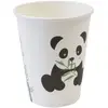 Image de Lot de 6 Gobelets Panda en carton 25cl