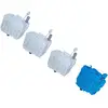 Image de Michaud   Module Obturateur Pour Tableau Électrique 60a   Branchement Triphasé Fusiblé   3 Bases Coupe-circuit Phase   Base Neutre Incluse