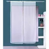 Image de 2 Voiles Passe-tringle Base Droite 70x160 Sablutheo Sablé Blanc
