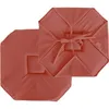 Image de Homemaison   Galette De Chaise 40x40 Cm   Polyester 120 G/m²   Épaisseur 2.5 Cm   Fixation Par 4 Rabats   Coloris Terre Cuite