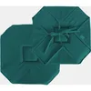 Image de Galette À Rabats Polyester Chaby 40 X 40 Cm Coloris Vert Fonce