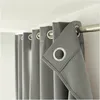 Image de Homemaison - Rideau Thermique Et Occultant Gris - 140x240cm - Gris
