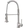 Image de Plimo mitigeur évier à douchette mobile façon inox Essebagno