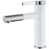 Image de Ultrate mitigeur lavabo bas blanc et chromé Essebagno