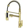 Image de Big Hotto mitigeur évier à douchette mobile or brossé Essebagno