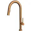 Image de Portofino mitigeur évier à douchette extractible cuivre brossé Essebagno