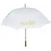 Image de Parapluie Vive Les MariÃ¨s 1m (Ã 130cm) Blanc