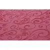 Image de Chemin de Table Organza Arabesques 36cm x 5m, Rouge/Rouge