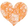 Image de Sachet de 100 Coeurs Romance, Orange