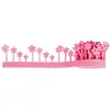 Image de DÃ©co Bande Feutre Fleurs 2m, Rose