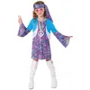 Image de DÃ©guisement Hippie bleue fille 116cm, 4-6 ans
