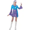 Image de DÃ©guisement Hippie Bleue, taille XS