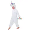 Image de DÃ©guisement peluche Licorne blanche 152cm, 11-13 ans