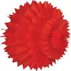 Image de Boule alvÃ©olÃ©e luxe 25 cm, Rouge