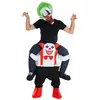 Image de DÃ©guisement molletonnÃ© Carry me CLOWN Malveillant adulte