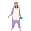 Image de Combinaison kigurumi Licorne VIOLETTE 164cm, taille M adulte