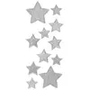 Image de Sachet de 11 adhÃ©sifs ETOILES brillants, Argent