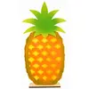Image de DÃ©co Ananas en feutrine sur socle bois 35cm