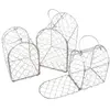 Image de Lot de 3 Cages métal grises 20cm et 17cm et 14cm