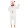 Image de Combinaison kigurumi Chat Porte-Bonheur blanc 180cm