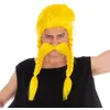 Image de Chaks - Perruque et barbe Panoramix, ensemble officiel d'accessoires pour costume Astérix et Obélix, pêcheur pour carnaval et Comic Con en occasion ou reconditionné