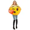 Image de DÃ©guisement EmojiÂ® BISOU coeur, adulte