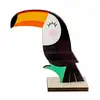 Image de Centre de table Toucan en bois sur socle 10cm
