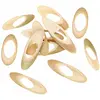 Image de Lot de 24 Grands Ronds de serviette biseautÃ©s en bambou naturel 12cm