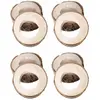 Image de Lot de 8 Ronds de serviette en rondin de bois 3cm