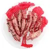 Image de Assiette avec 8 doigts ensanglantés