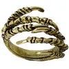 Image de Bague doigts squelette dorÃ©e