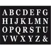 Image de Set de 48 Lettres carton 13,5cm avec adhÃ©sifs, Blancs
