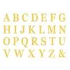 Image de Set de 48 Lettres carton 13,5cm avec adhÃ©sifs, Or