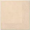 Image de Sachet de 20 Serviettes cocktail papier 25x25 cm coloris kraft