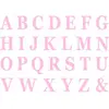 Image de Set de 48 Lettres carton 13,5cm avec adhÃ©sifs, Rose