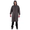 Image de Manteau Long gris Ã  capuche The Boss Agent adulte 180cm