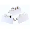 Image de Sachet de 6 Marque-places carton Hello Baby ! Blanc/Or