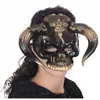 Image de Masque Tête de mort Minotaure bronze
