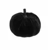 Image de Mini Citrouille en velours diam. 7cm, Noir
