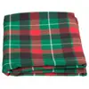 Image de Nappe pliÃ©e tissu Tartan rouge/vert/blanc 150 x 240 cm