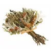 Image de Bouquet de table NoÃ«l vintage Vert/Ambre/ Or mat 19cm