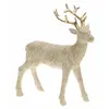 Image de DÃ©co Renne en rÃ©sine vintage avec bois or 14cm