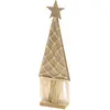 Image de DÃ©co Grand Sapin en bois naturel sur pied avec macramÃ© 51cm