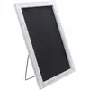 Image de Grand Cadre rustique blanchi en bois ardoise avec support mÃ©tal 27x43cm