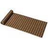 Image de Chemin de table Carreaux tissu ascott 3m, brun/marron
