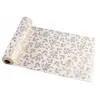 Image de Chemin de table Feuilles coton 3m, Or