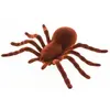 Image de AraignÃ©e brune floquÃ©e 18cm